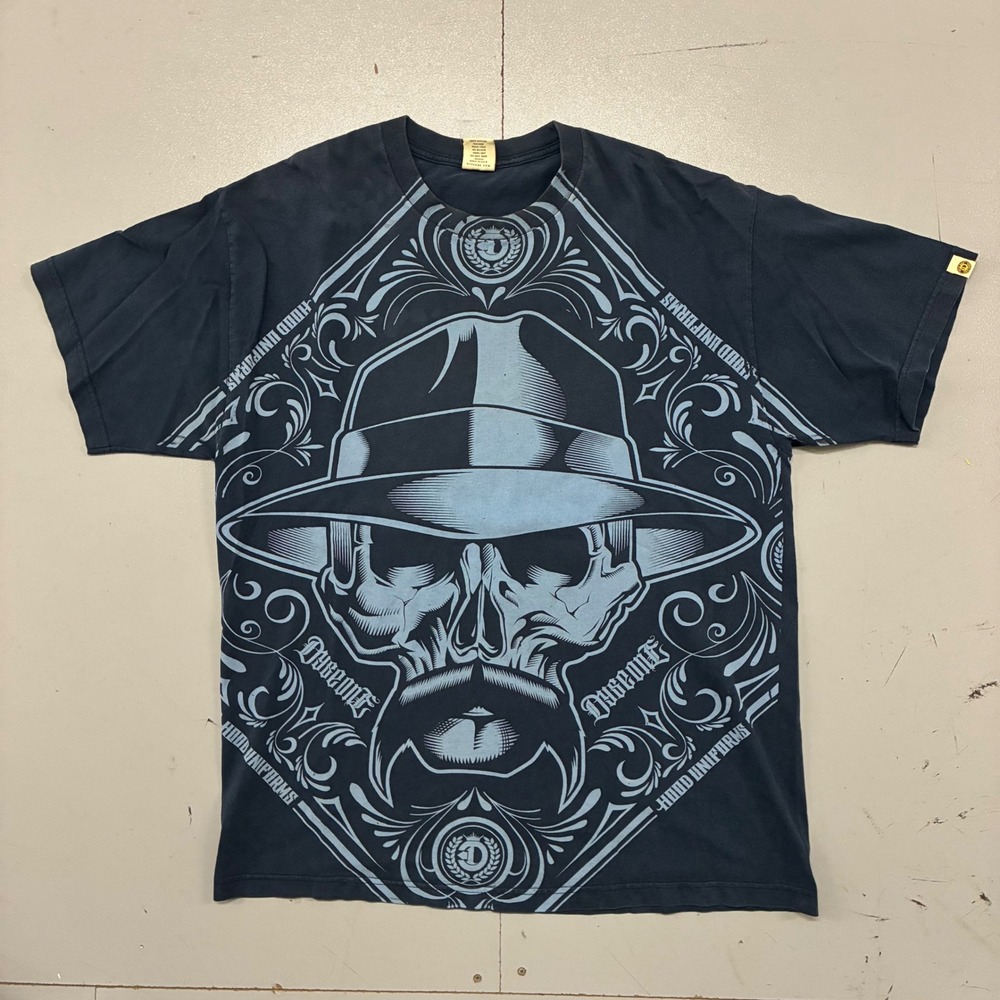 Dyse One Redefined Streetwear Lowrider Graphic T-Shirt Black XL Vintage Y2K